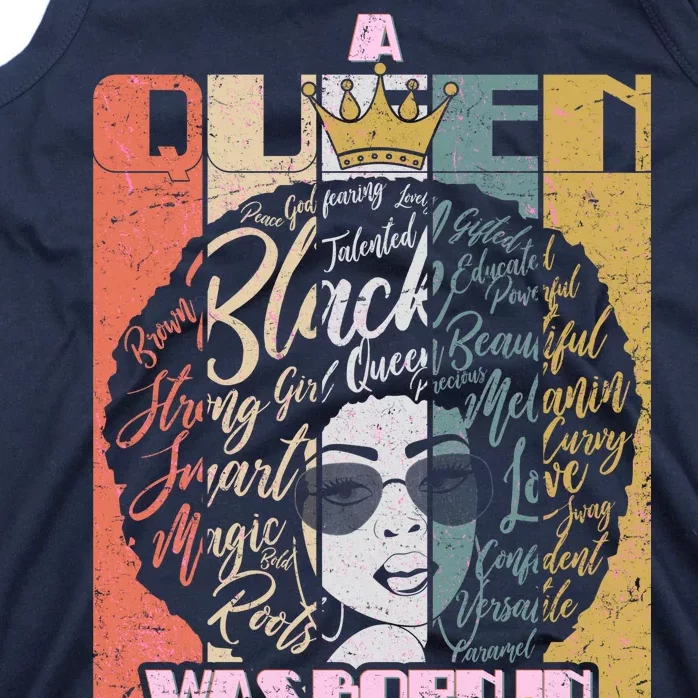 A Queen Was Born In November Happy Tank Top