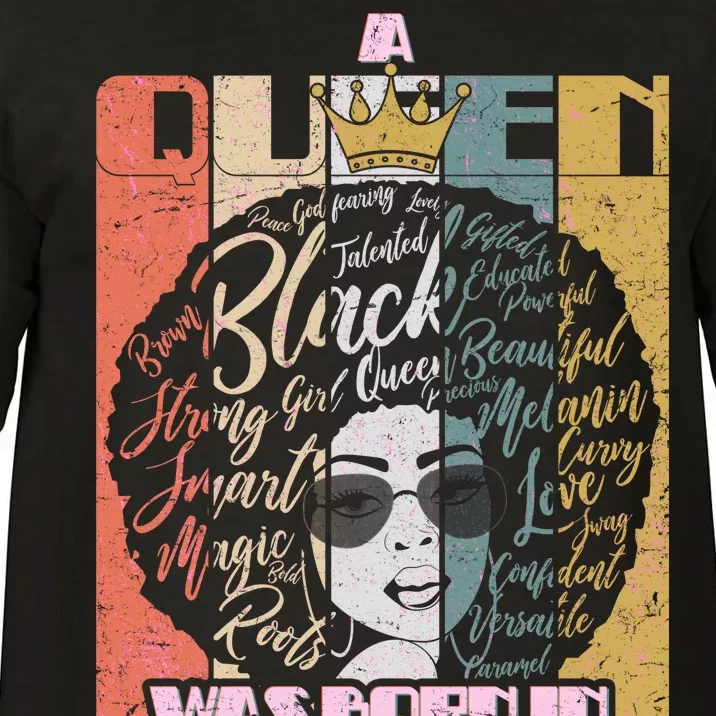 A Queen Was Born In October Comfort Colors T-Shirt