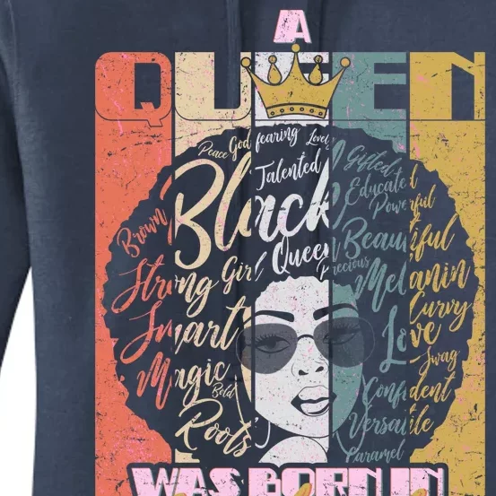 A Queen Was Born In September Women's Pullover Hoodie