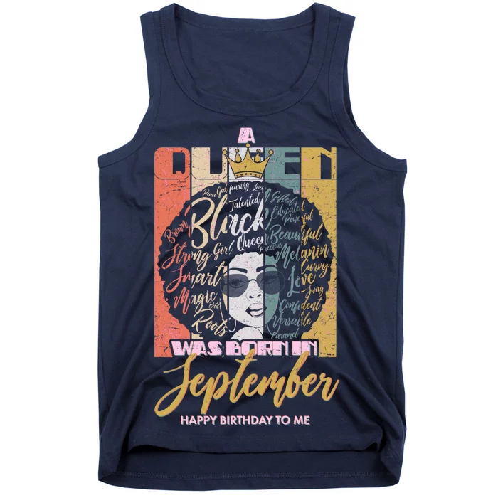 A Queen Was Born In September Tank Top