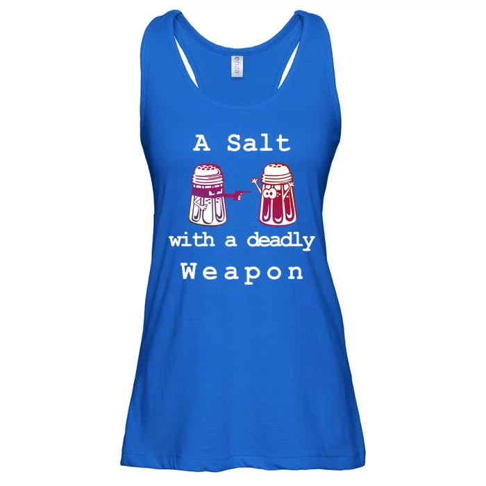 A Salt With A Deadly Weapon Ladies Essential Flowy Tank