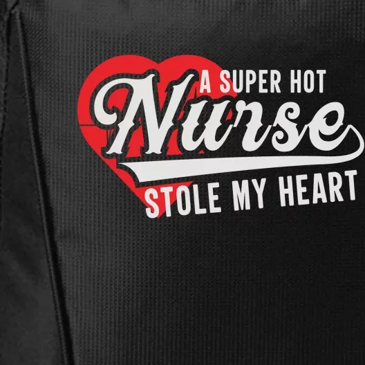 A Super Hot Nurse Stole My Heart City Backpack