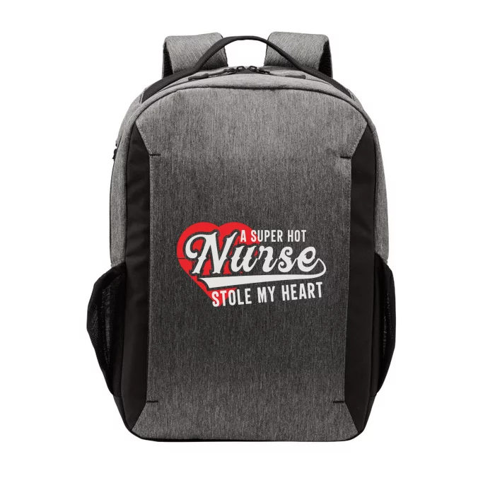 A Super Hot Nurse Stole My Heart Vector Backpack