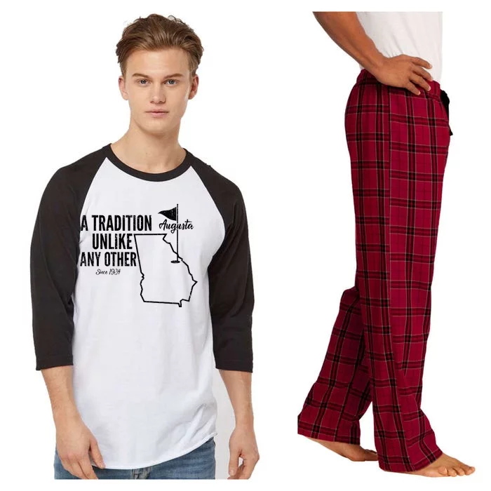 A Tradition Unlike Any Other Augusta Georgia Golfing Raglan Sleeve Pajama Set