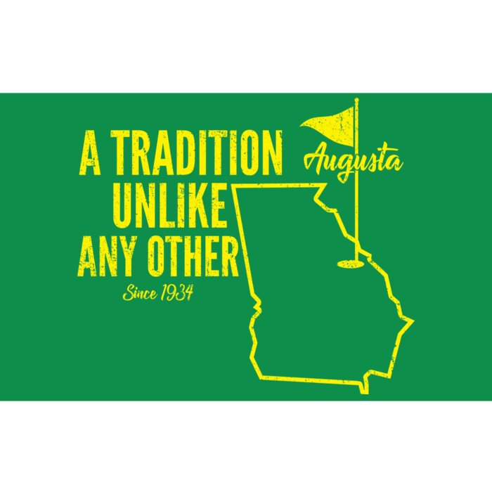 A Tradition Unlike Any Other Augusta Georgia Golfing Bumper Sticker