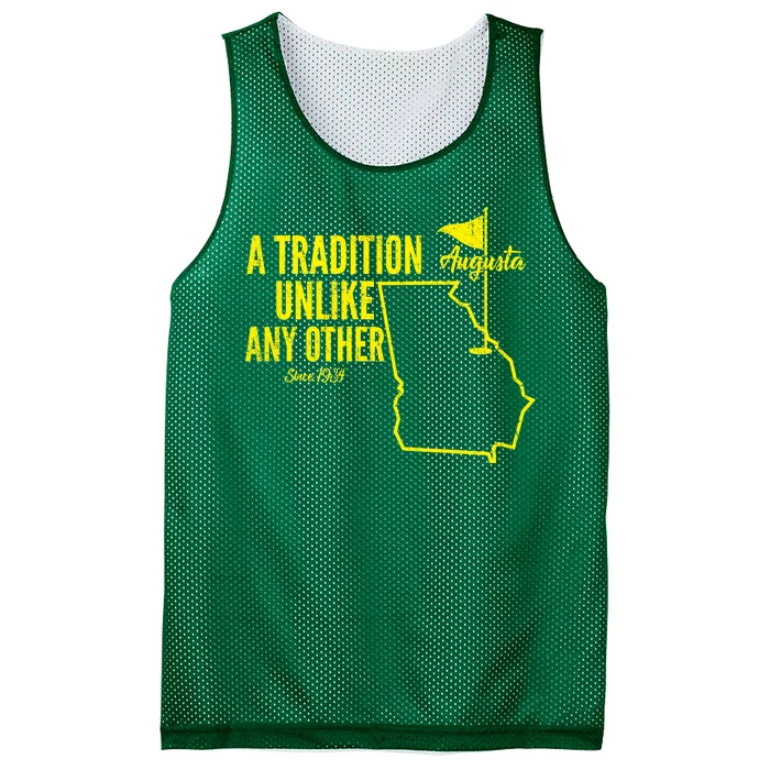 A Tradition Unlike Any Other Augusta Georgia Golfing Mesh Reversible Basketball Jersey Tank