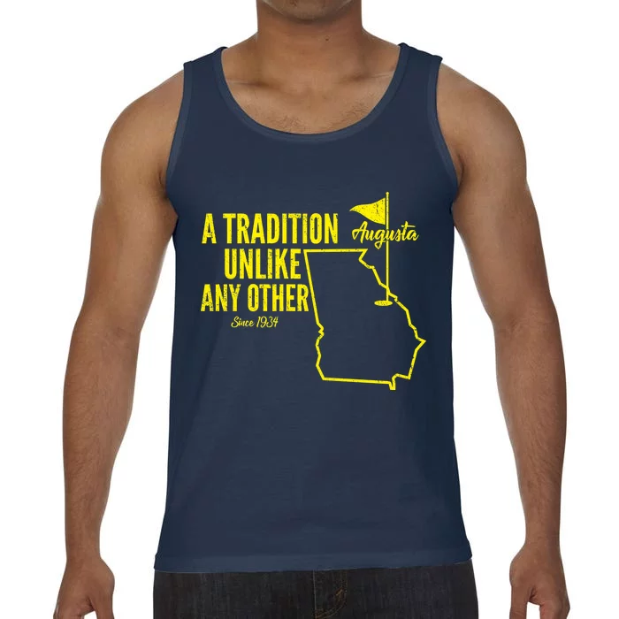 A Tradition Unlike Any Other Augusta Georgia Golfing Comfort Colors® Tank Top