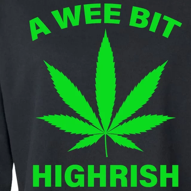 A Wee Bit Highrish Cropped Pullover Crew