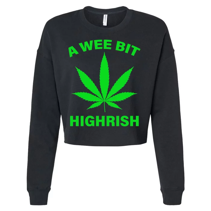 A Wee Bit Highrish Cropped Pullover Crew