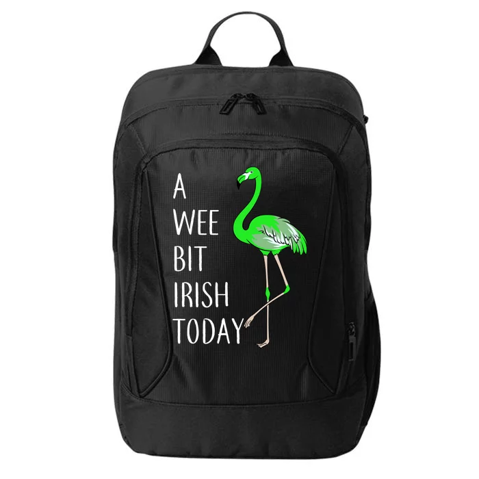 A Wee Bit Irish Today Flamingo City Backpack