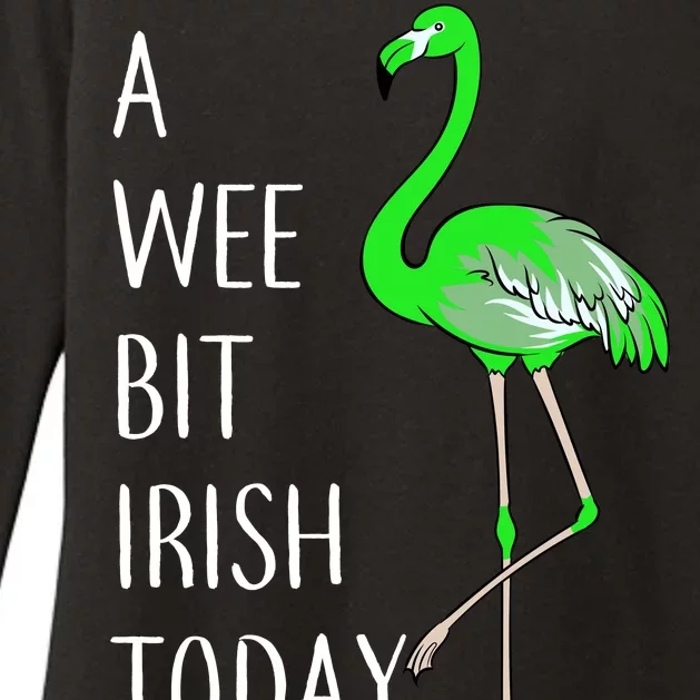 A Wee Bit Irish Today Flamingo Womens CVC Long Sleeve Shirt