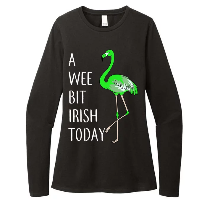 A Wee Bit Irish Today Flamingo Womens CVC Long Sleeve Shirt