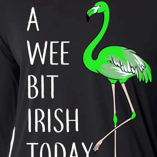 A Wee Bit Irish Today Flamingo Cooling Performance Long Sleeve Crew