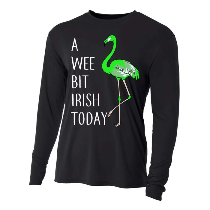 A Wee Bit Irish Today Flamingo Cooling Performance Long Sleeve Crew