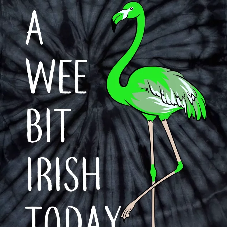 A Wee Bit Irish Today Flamingo Tie-Dye T-Shirt