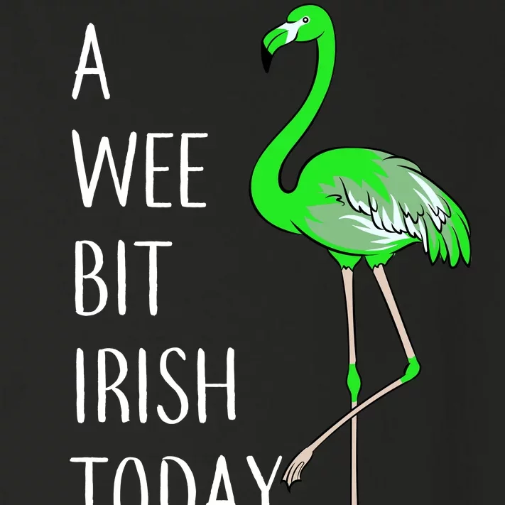 A Wee Bit Irish Today Flamingo Toddler Long Sleeve Shirt