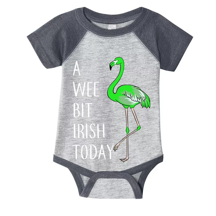 A Wee Bit Irish Today Flamingo Infant Baby Jersey Bodysuit