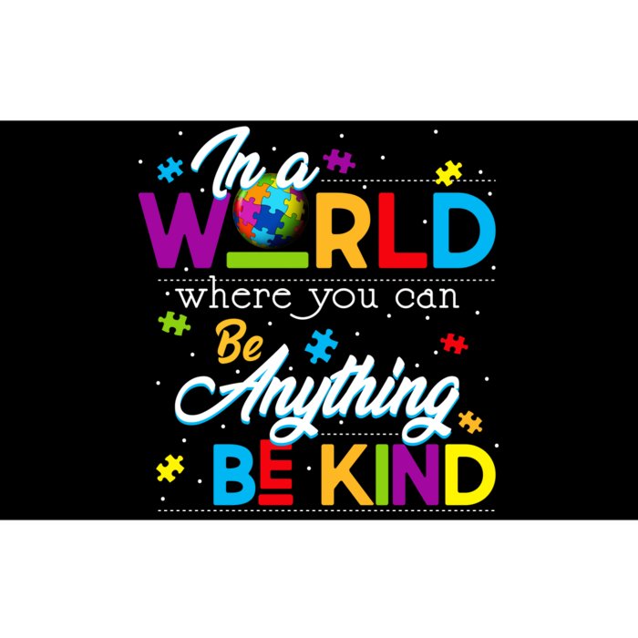 A World With Kindness Autism Awareness Bumper Sticker