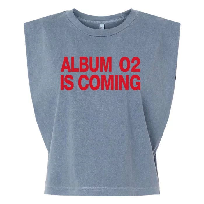 Album 02 Is Coming Garment-Dyed Women's Muscle Tee