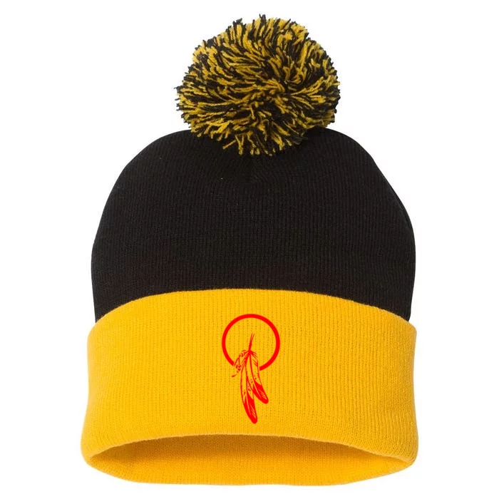 A.I.M. 1 Pom Pom 12in Knit Beanie