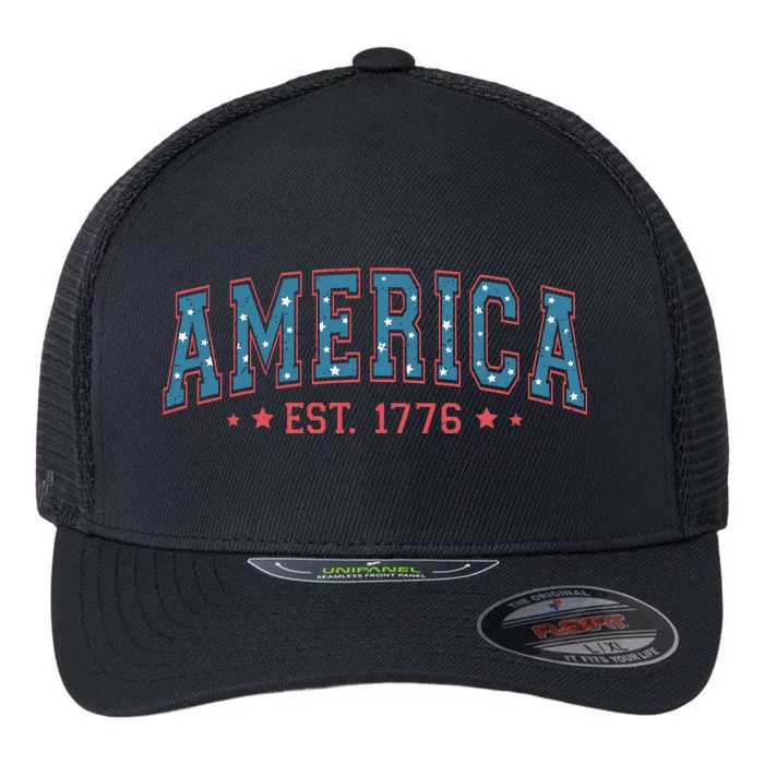 America 1776 Flexfit Unipanel Trucker Cap