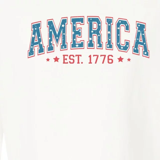 America 1776 Cropped Pullover Crew