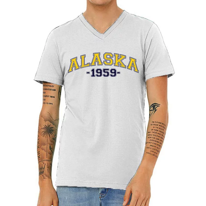 Alaska 1959 V-Neck T-Shirt