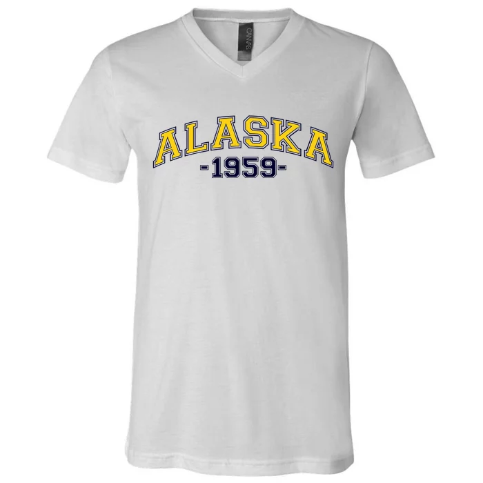 Alaska 1959 V-Neck T-Shirt