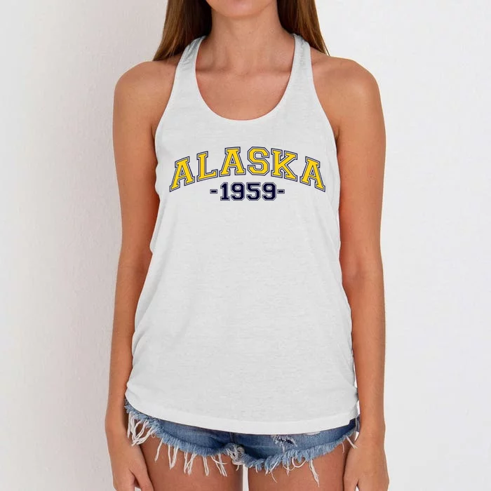 Alaska 1959 Women's Knotted Racerback Tank