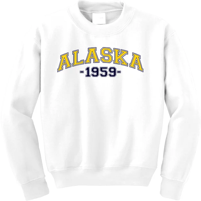 Alaska 1959 Kids Sweatshirt