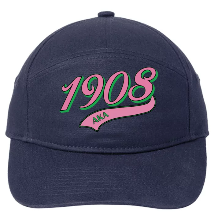 Aka 1908 7-Panel Snapback Hat