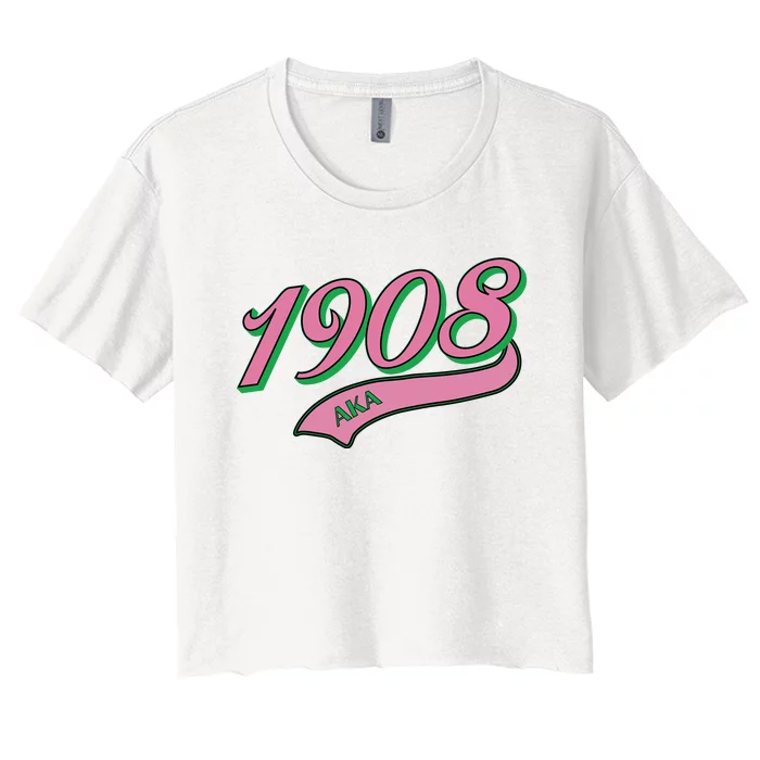 Aka 1908 Women's Crop Top Tee