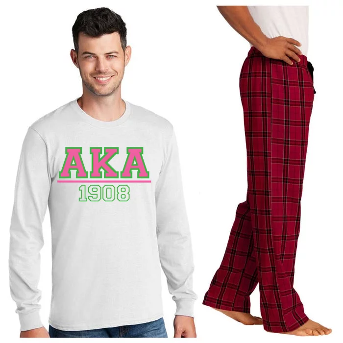 Aka 1908 And Green Gift Idea Birthday Gift Long Sleeve Pajama Set