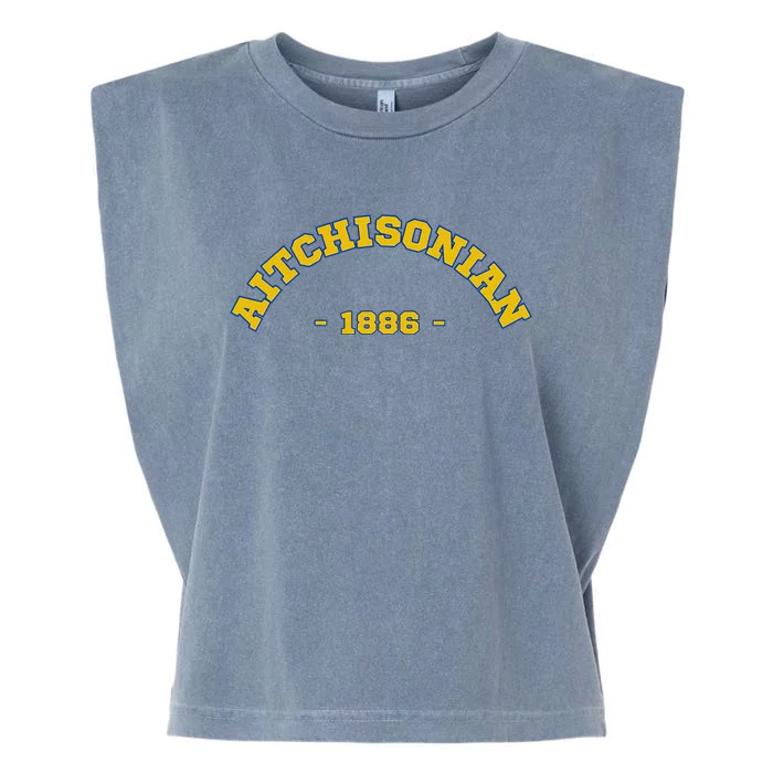 Aitchisonian 1886 Aitchison College Acoba Old Garment-Dyed Women's Muscle Tee