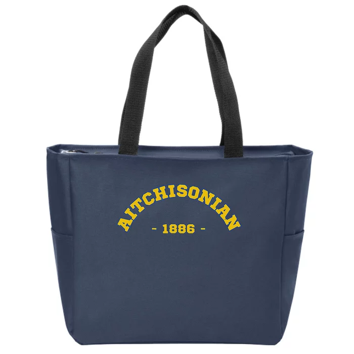 Aitchisonian 1886 Aitchison College Acoba Old Zip Tote Bag