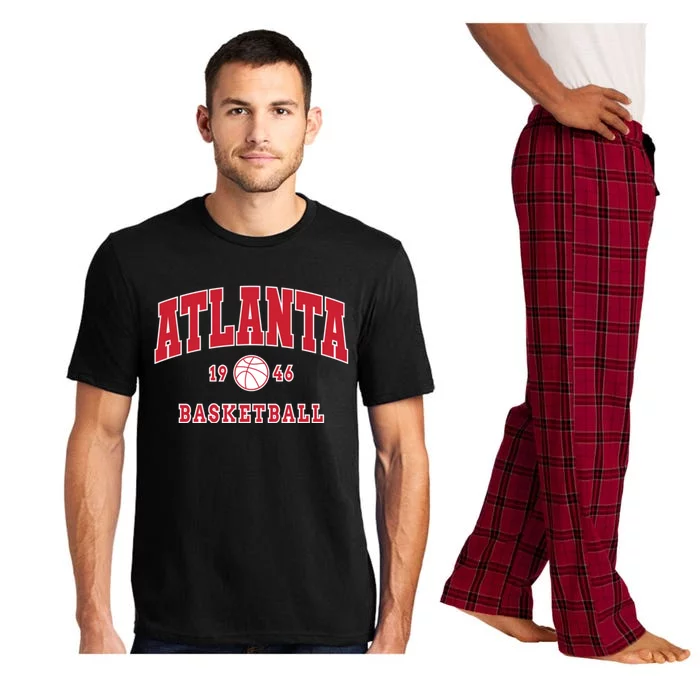 Atlanta 1946 Basketball Vintage Retro Atlanta Basketball Pajama Set