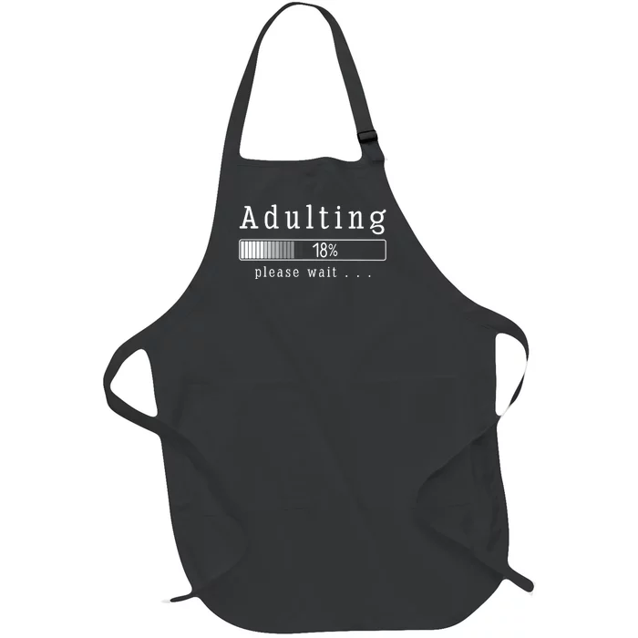 Adult 18th Birthday Gift Ideas For 18 Years Old Full-Length Apron With Pocket