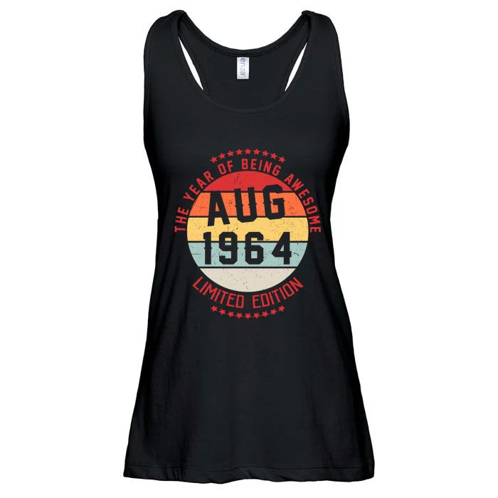 Aug 1964 Birthday The Year Of Being Awesome Gift Ladies Essential Flowy Tank