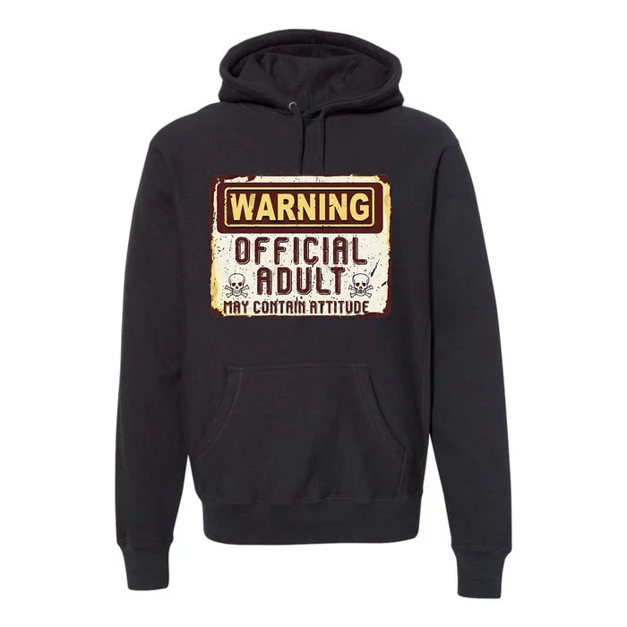 Adult 18th Birthday Gift 18 Year Oldss Premium Hoodie