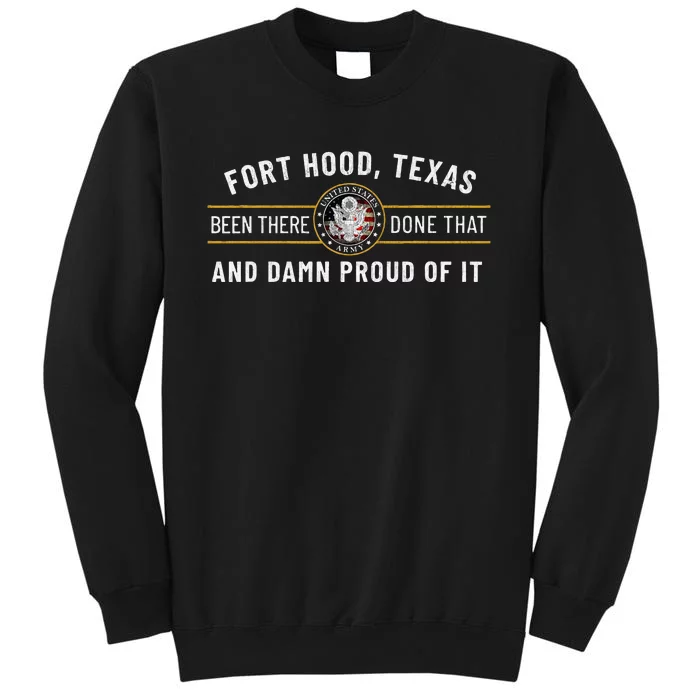 Army 1st Cavalry Division Fort Hood Texas Veteran Gift Tall Sweatshirt