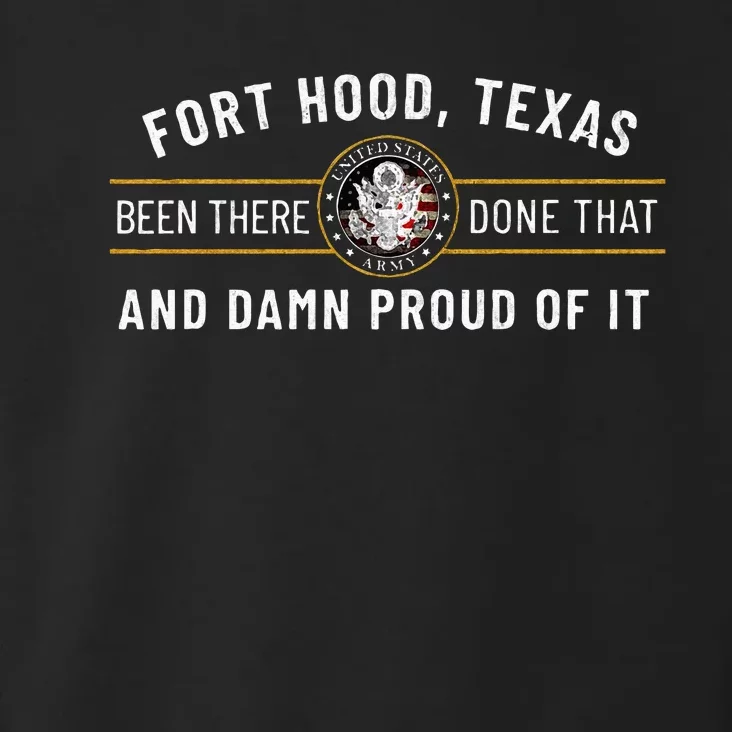 Army 1st Cavalry Division Fort Hood Texas Veteran Gift Toddler Hoodie