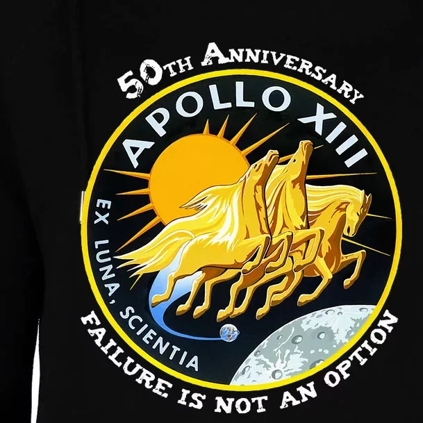 Apollo 13 Failure Is Not An Option Womens Funnel Neck Pullover Hood