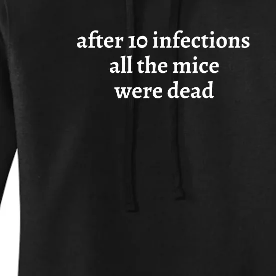 After 10 Infections All The Mice Were Dead Women's Pullover Hoodie