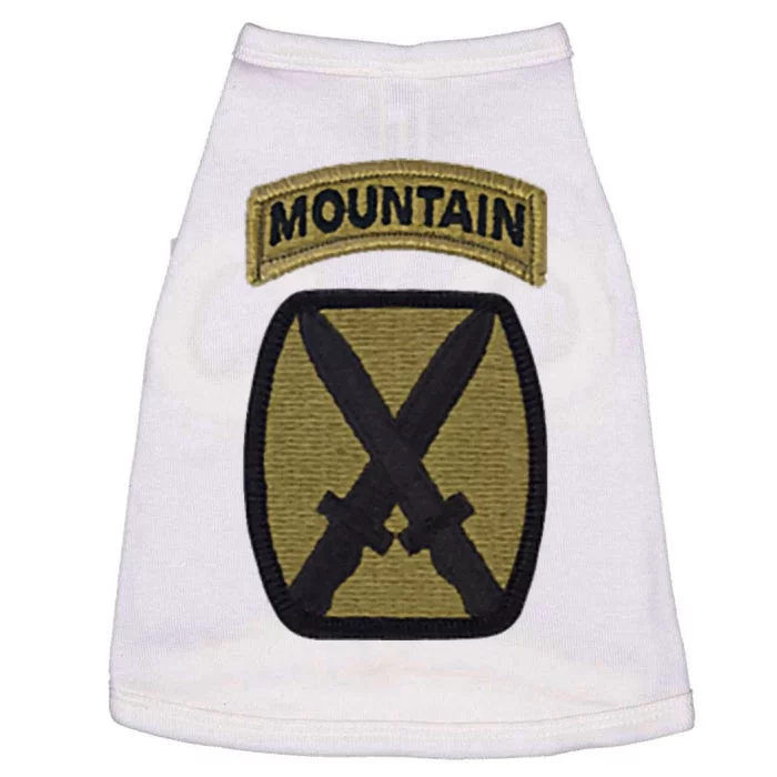 Army 10th Mountain Division Military Veteran Morale Doggie Tank