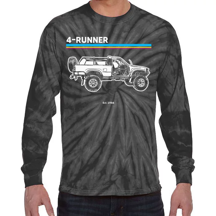 Adventure 101 Retro 4Runner Tie-Dye Long Sleeve Shirt