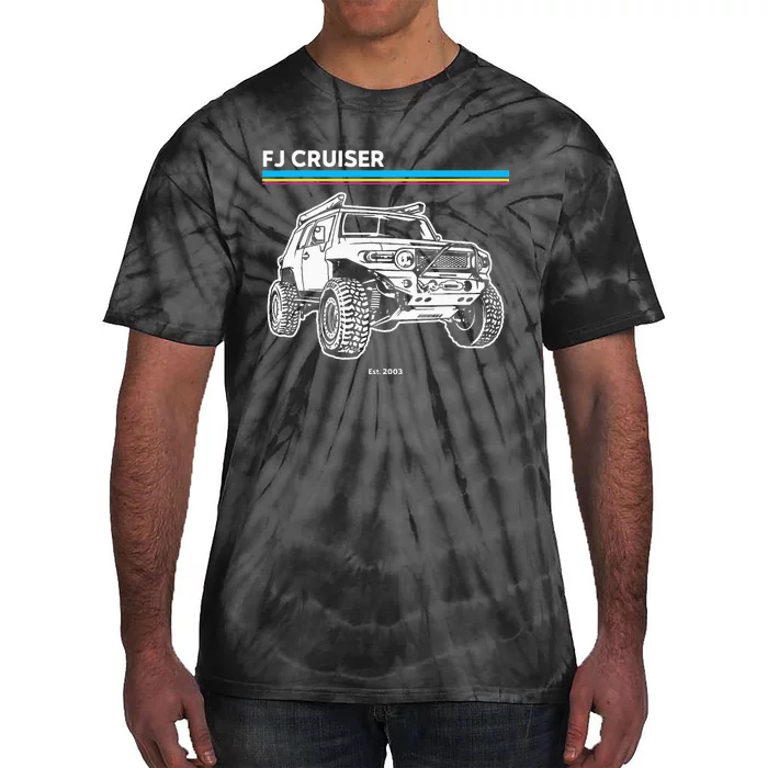 Adventure 101 Retro FJ Cruiser Tie-Dye T-Shirt