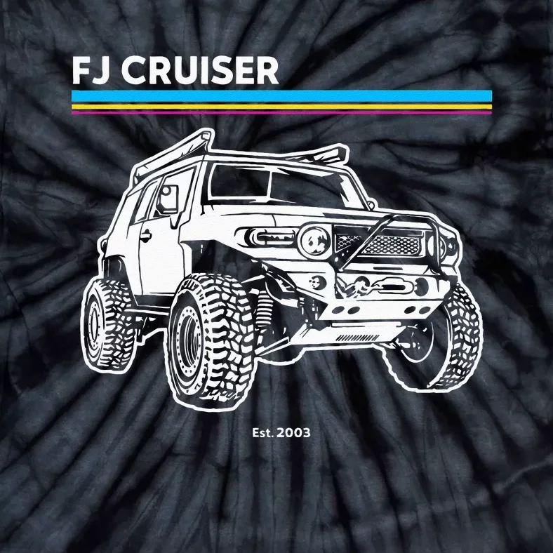 Adventure 101 Retro FJ Cruiser Tie-Dye T-Shirt