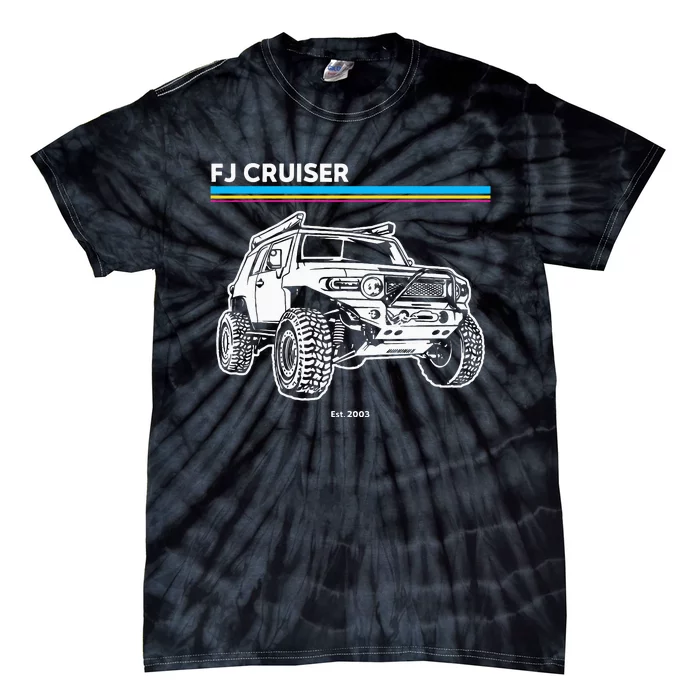 Adventure 101 Retro FJ Cruiser Tie-Dye T-Shirt