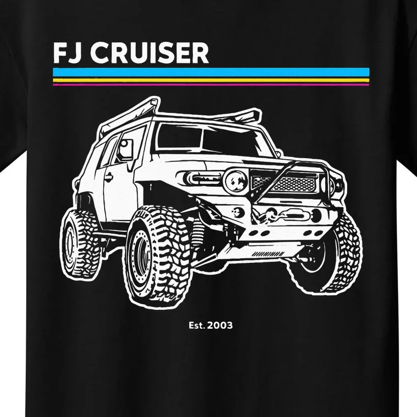 Adventure 101 Retro FJ Cruiser Kids T-Shirt