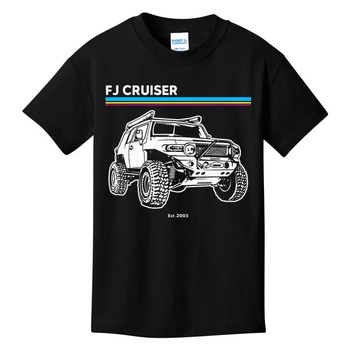 Adventure 101 Retro FJ Cruiser Kids T-Shirt